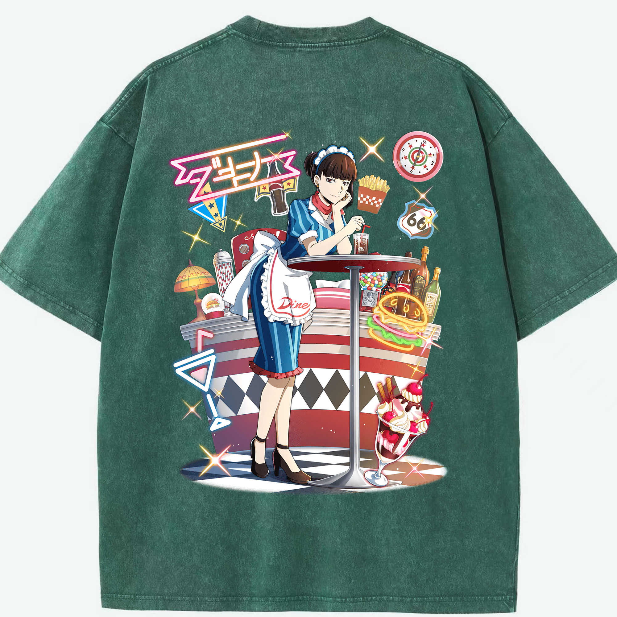 （画像用） 文豪ストレイドッグス Bungo Stray Dogs 綿100% ヴィンテージ風 半袖Tシャツ（背面プリント）